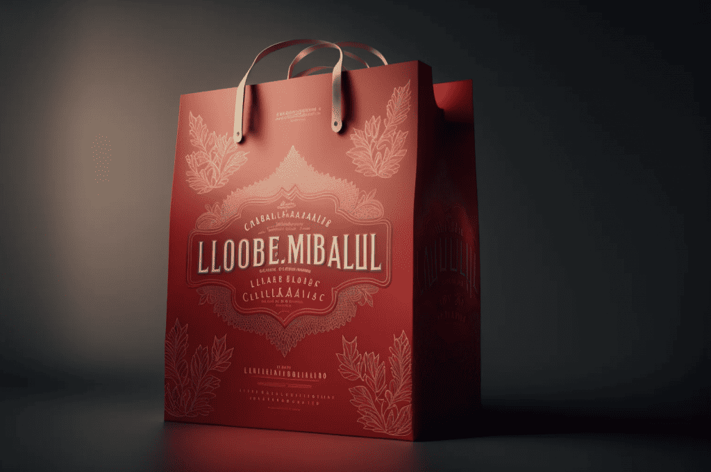 custom retail packaging rendered artwork luxury sustainable ai generated 