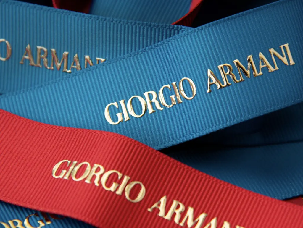 luxury retail packaging Giorgio Armani