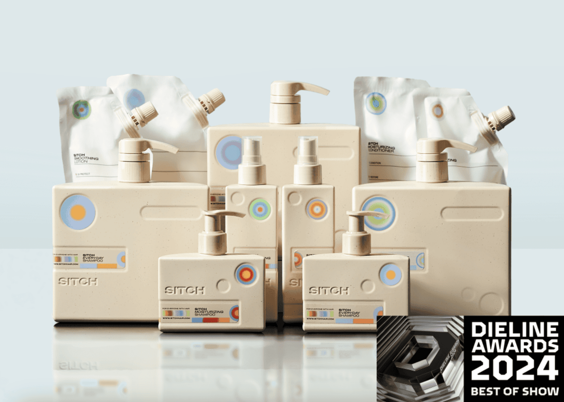 Dieline Awards Winner Sitch Hair sustainable packaging