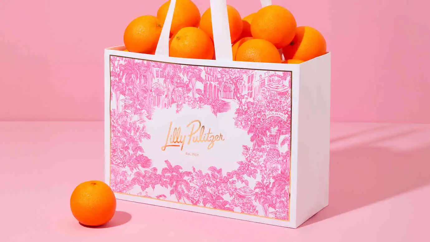 Lilly Pulitzer Packaging Paper bag sustainable packaging