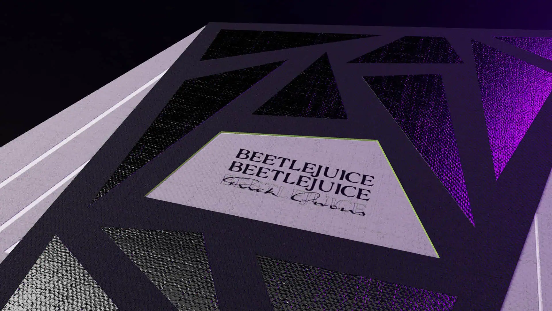 Beetlejuice packaging Rick Owens packaging design concept 2024