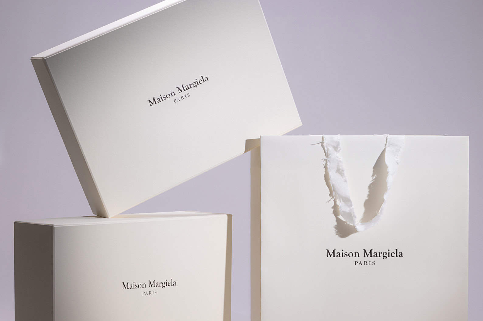 sustainable packaging bag & box maison margiela