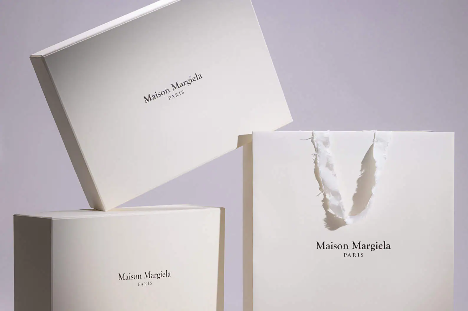 sustainable packaging bag & box maison margiela