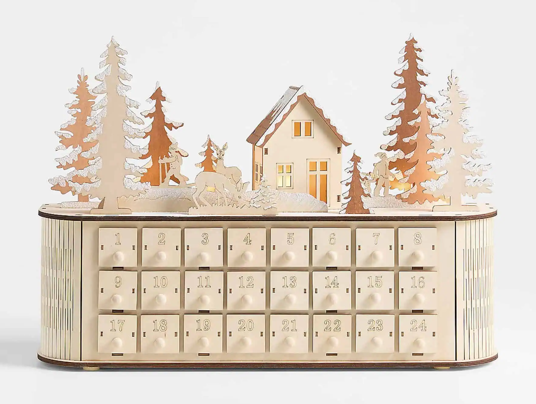 Crate&Barrel 2024 advent calendar modern concept