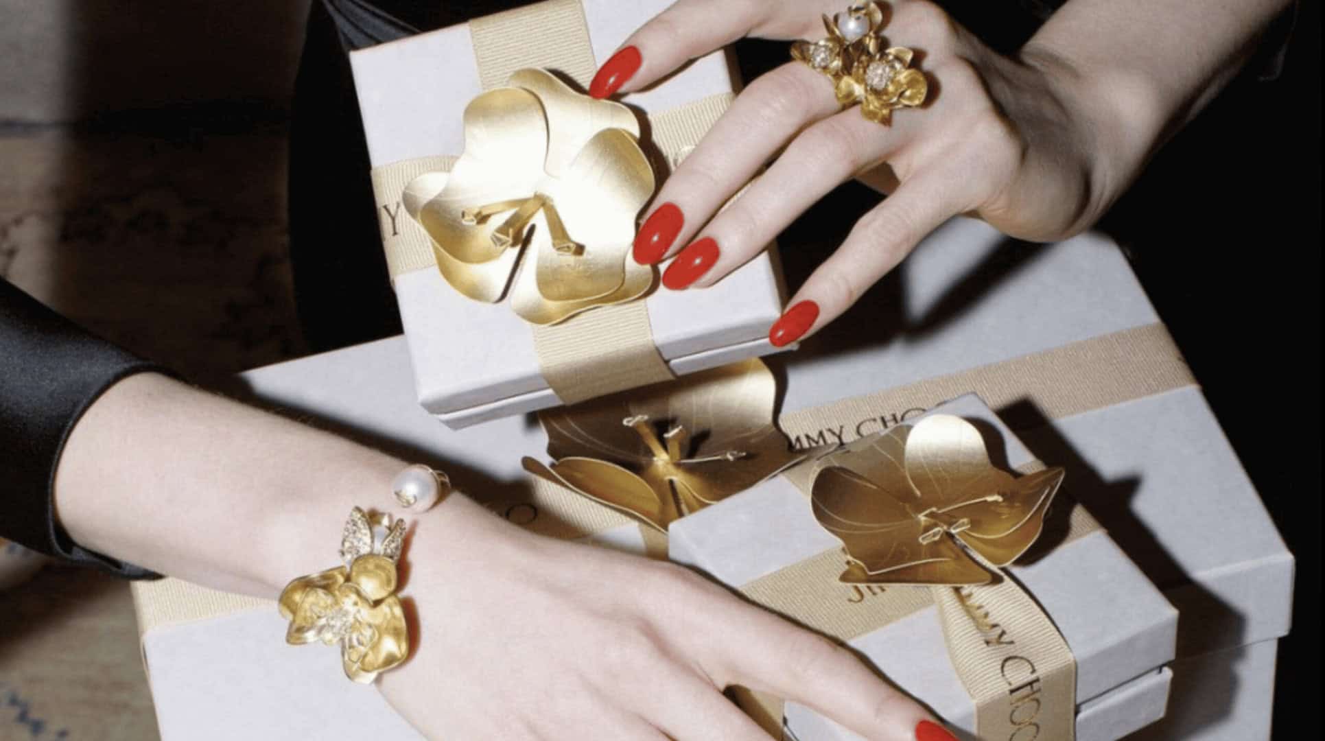 Luxury Packaging Accessories_Jimmy Choo Packaging Accessory 2023 Holiday Christmas