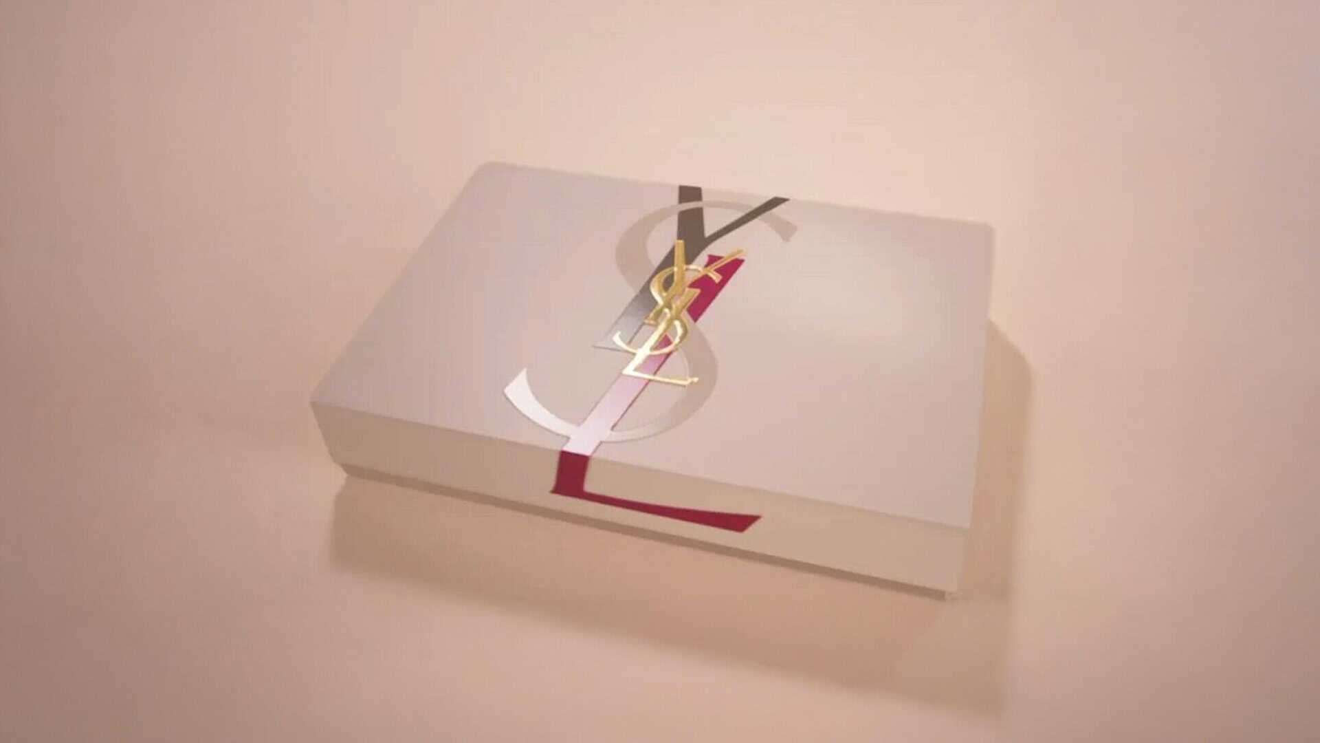 mother's day packaging YSL luxury rigid gift box unboxing cosmetic
