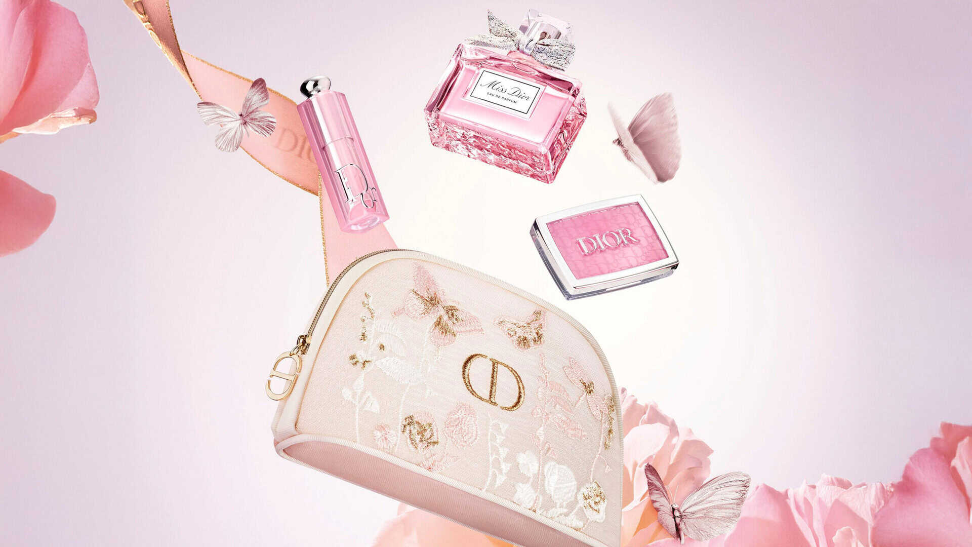 mother's day packaging dior luxury rigid gift pouch cosmetic