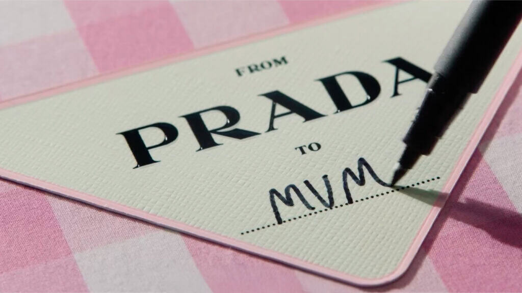 mother's day packaging prada 2025