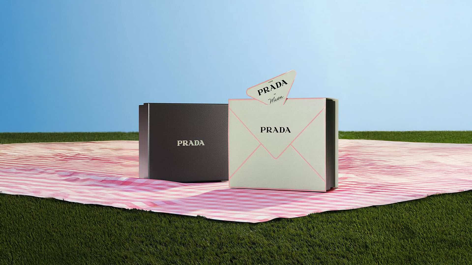 mother's day packaging prada beauty luxury gift box cosmetic
