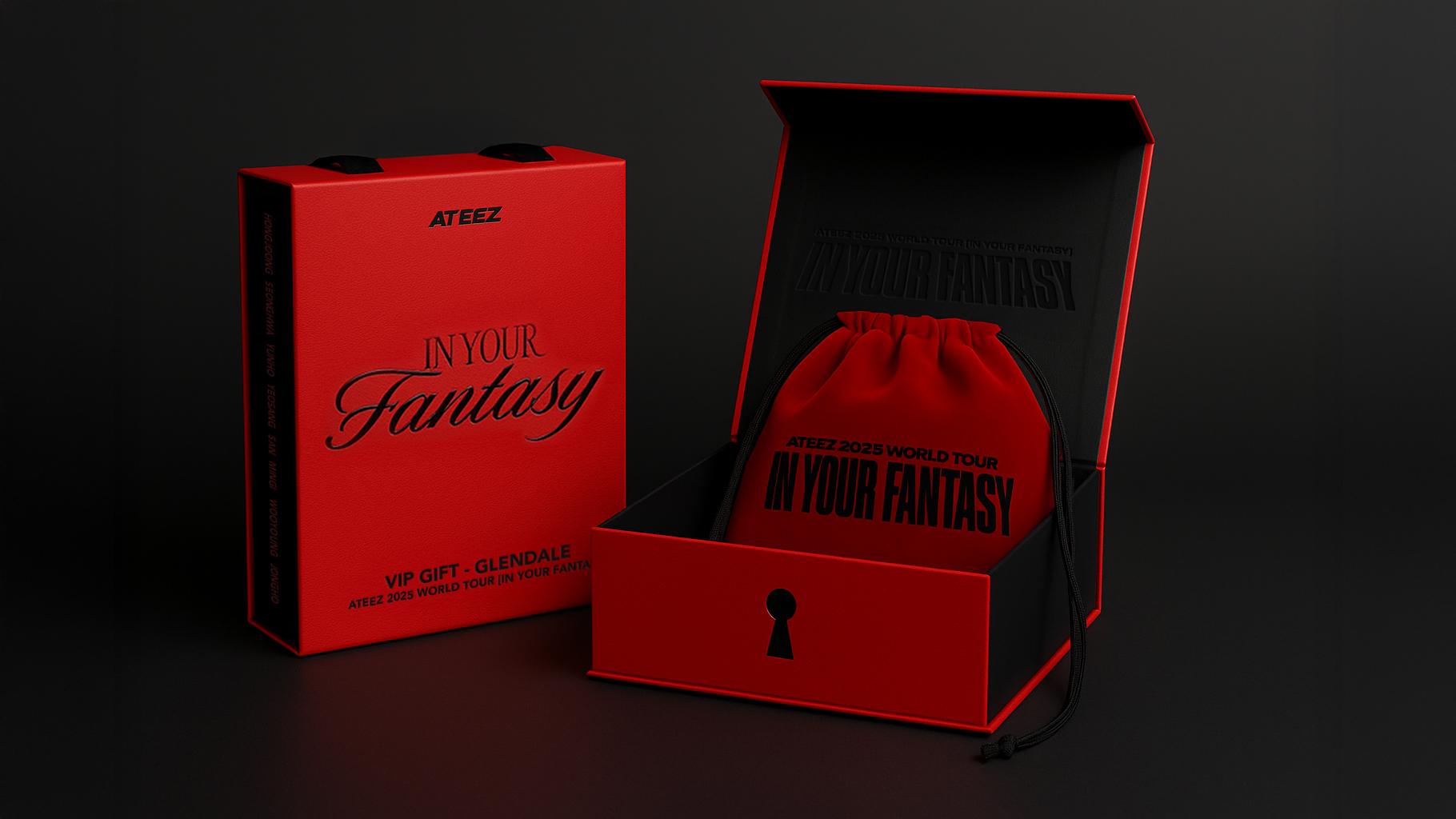 K-pop packaging Ateez Concert Vip Box Concept