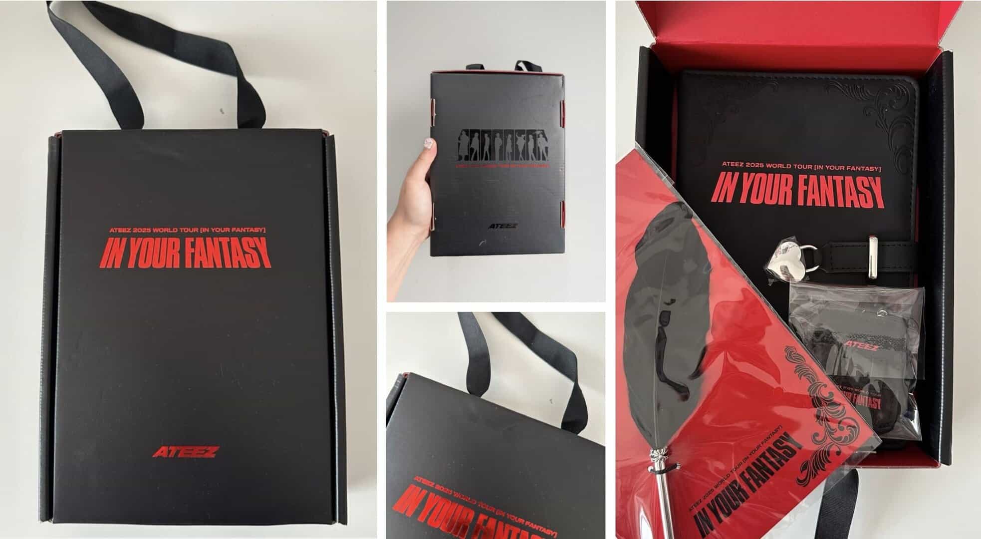 K-pop packaging Ateez World Tour Concert Vip Box