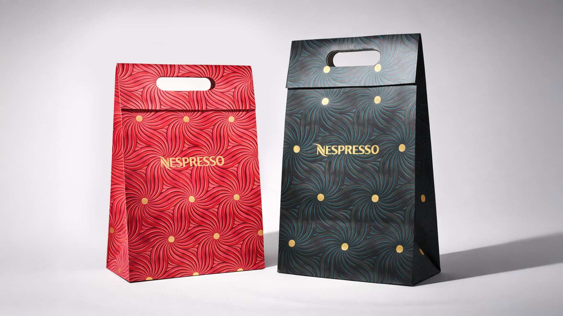 2025 Packaging Wrapped_Nespresso Packaging Holiday Pouches