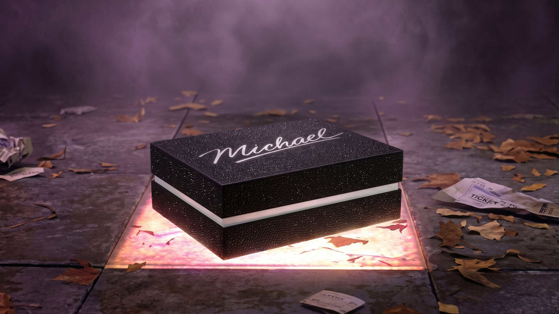 Michael Jackson Packaging _ Michael Biopic Jaafar Jackson jackson 5 king of pop cuff box